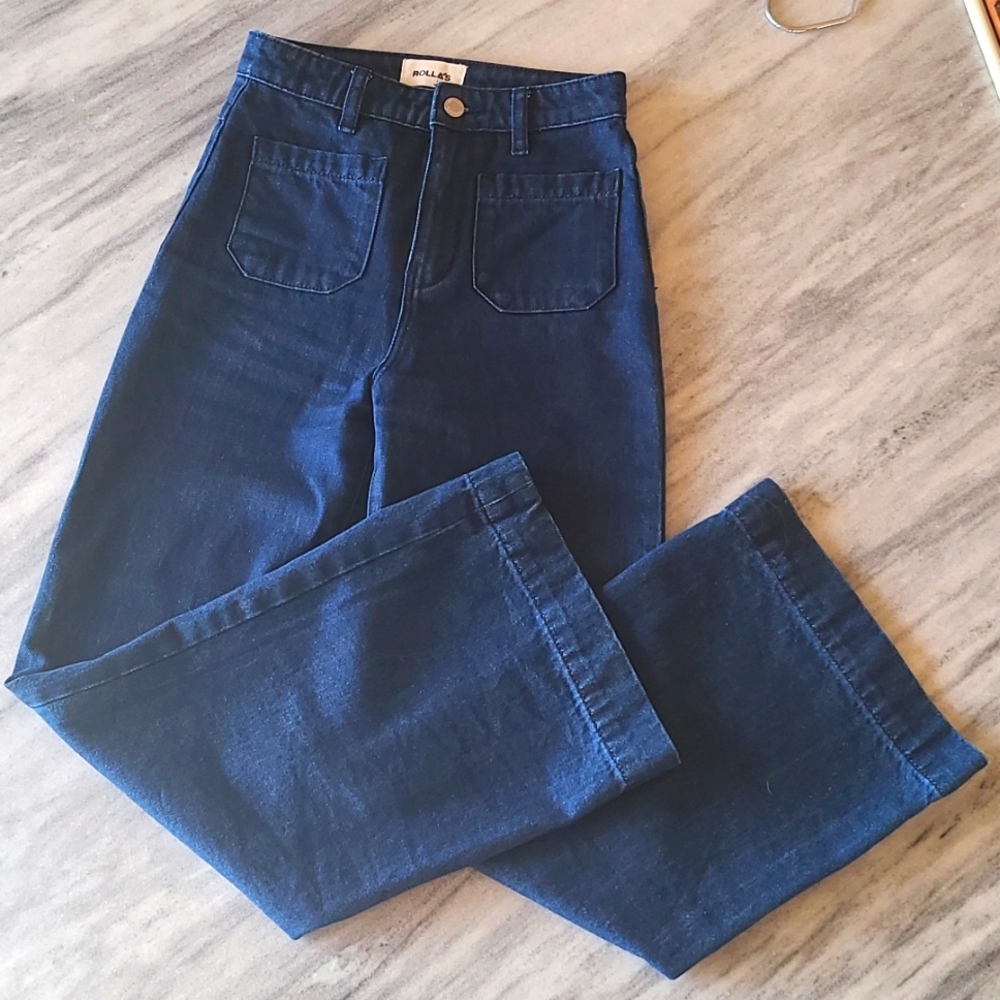 ROLLA'S High-Rise Wide Leg Jean